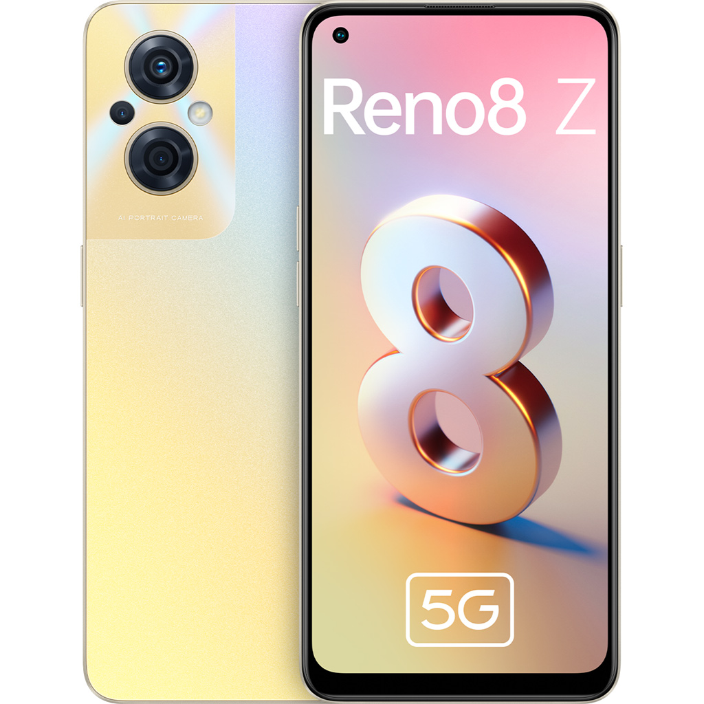 Điện thoại OPPO Reno8 Z 5G 8GB/256GB Vàng đồng - Hàng chính hãng