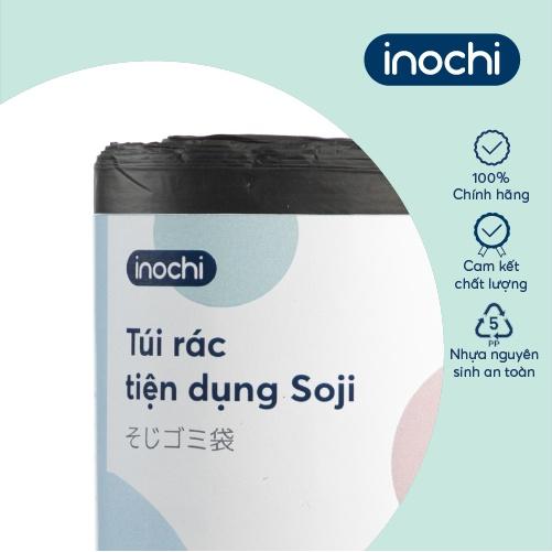 Túi rác tiện dụng Inochi - Soji 25L x 28 túi (Size M)(có quai cầm)