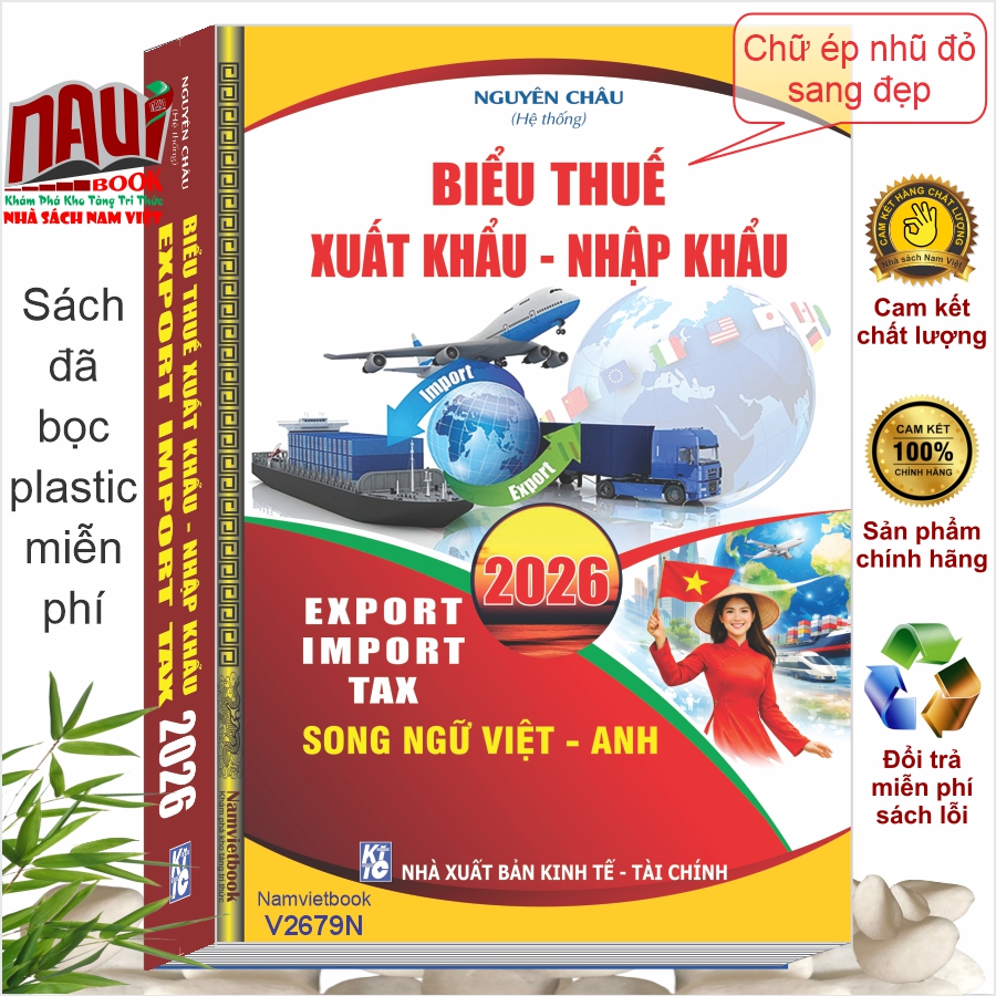Sách Biểu Thuế Xuất Khẩu - Nhập Khẩu 2026 (V2679N)