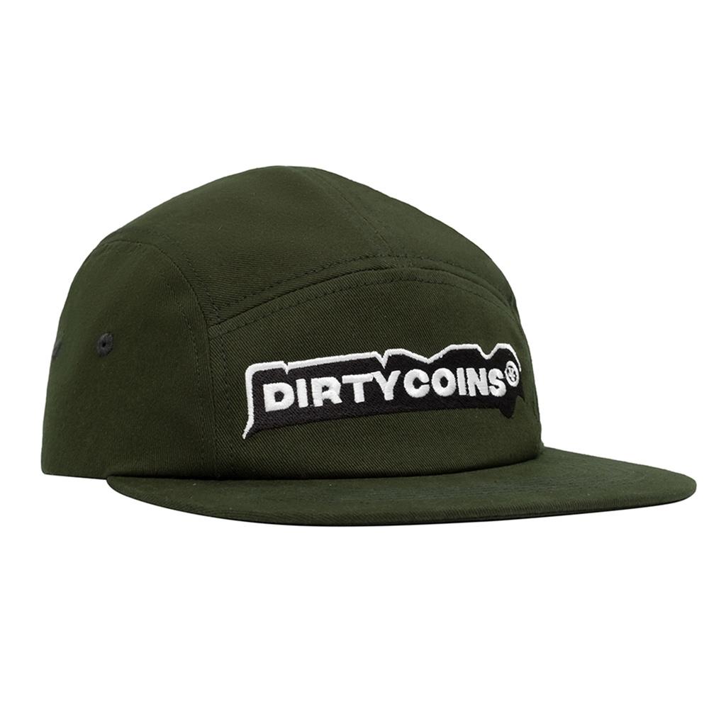 DirtyCoins Nón 5 Panels Cap - Pine Green