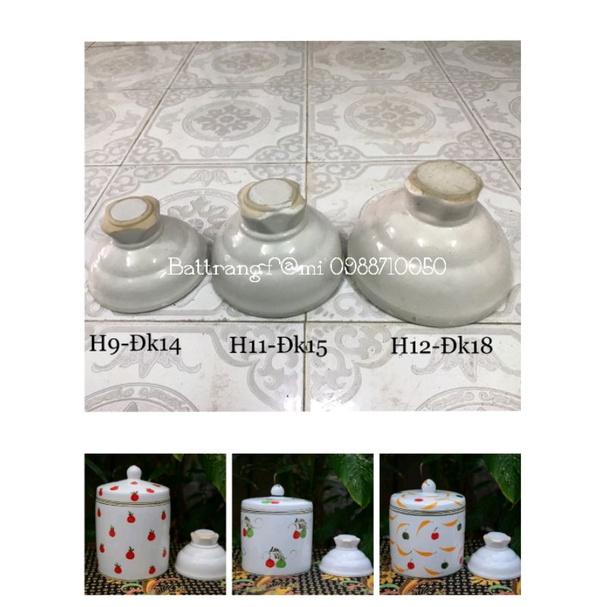 Hũ muối dưa cà sứ Bát Tràng 1/1.5/4/5/8 lít (hoạ tiết mới)