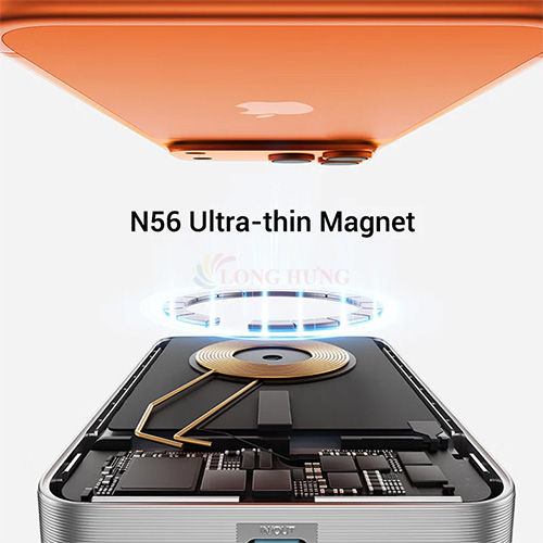 Sạc dự phòng Cuktech 10 Air Power Bank Bank Magnetic 10000mAh 55W WPB100P - Hàng chính hãng