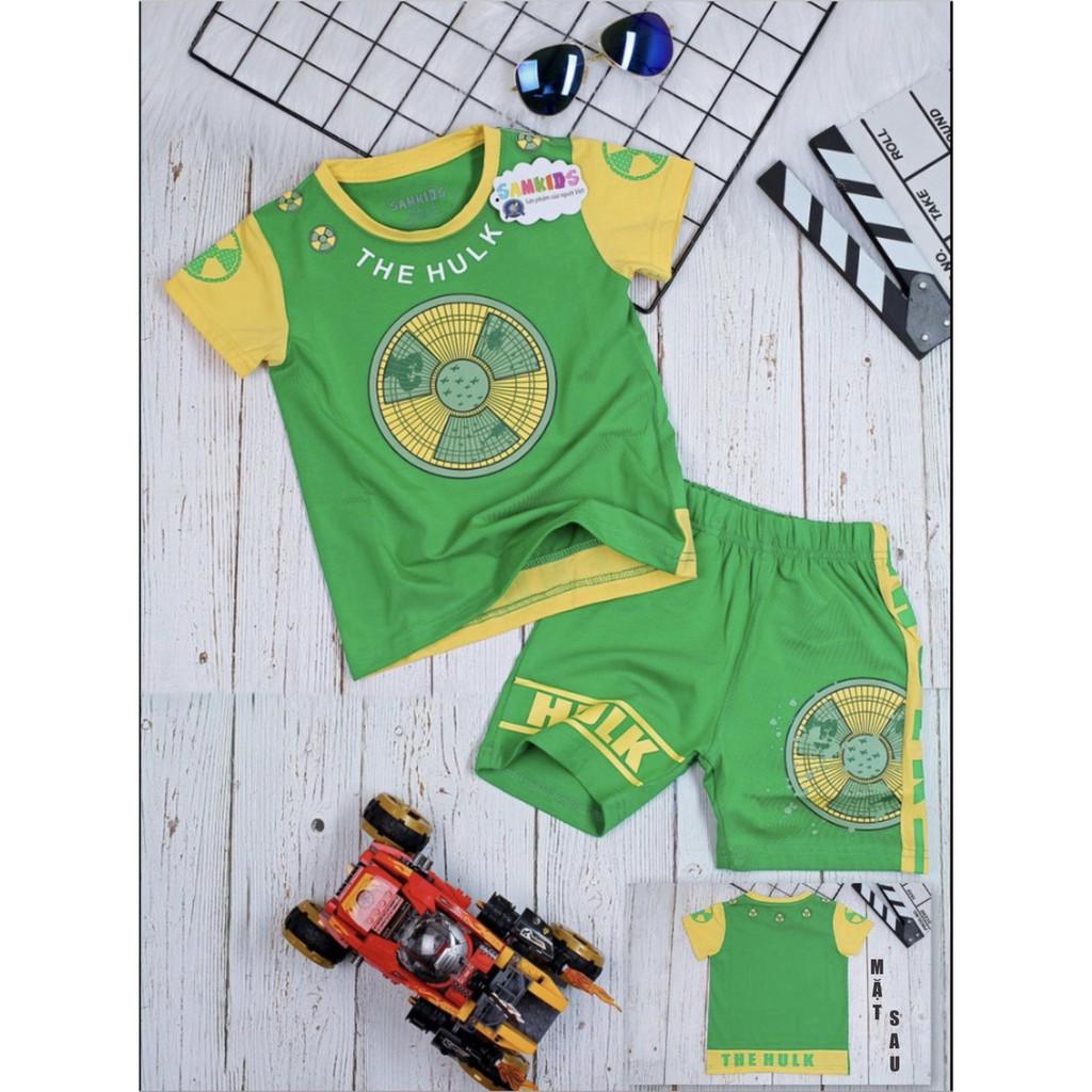 Bộ quần áo Siêu nhân ngắn tay size từ 12 đến 45kg