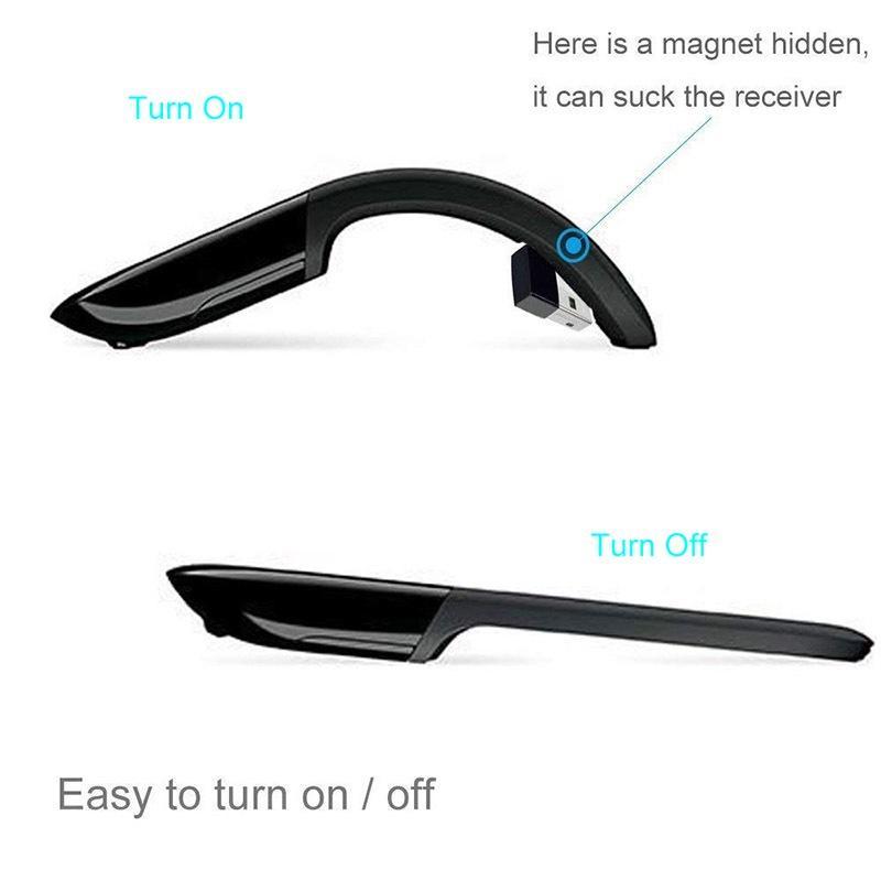 CODChuột Không Dây Kết Nối Bluetooth 2.4Ghz Cho Microsoft Surface Arc