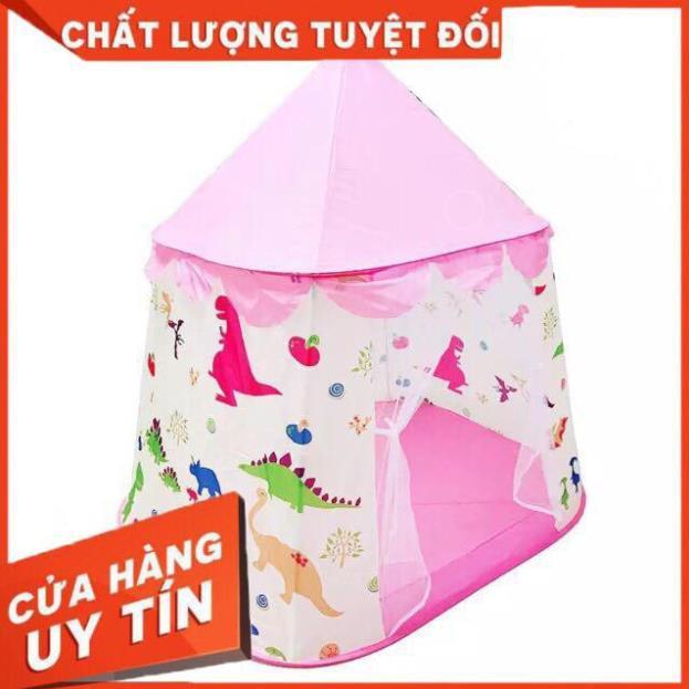 Lều Công Chúa Hoàng Tử họa tiết cá sấu tặng kèm 20 bóng