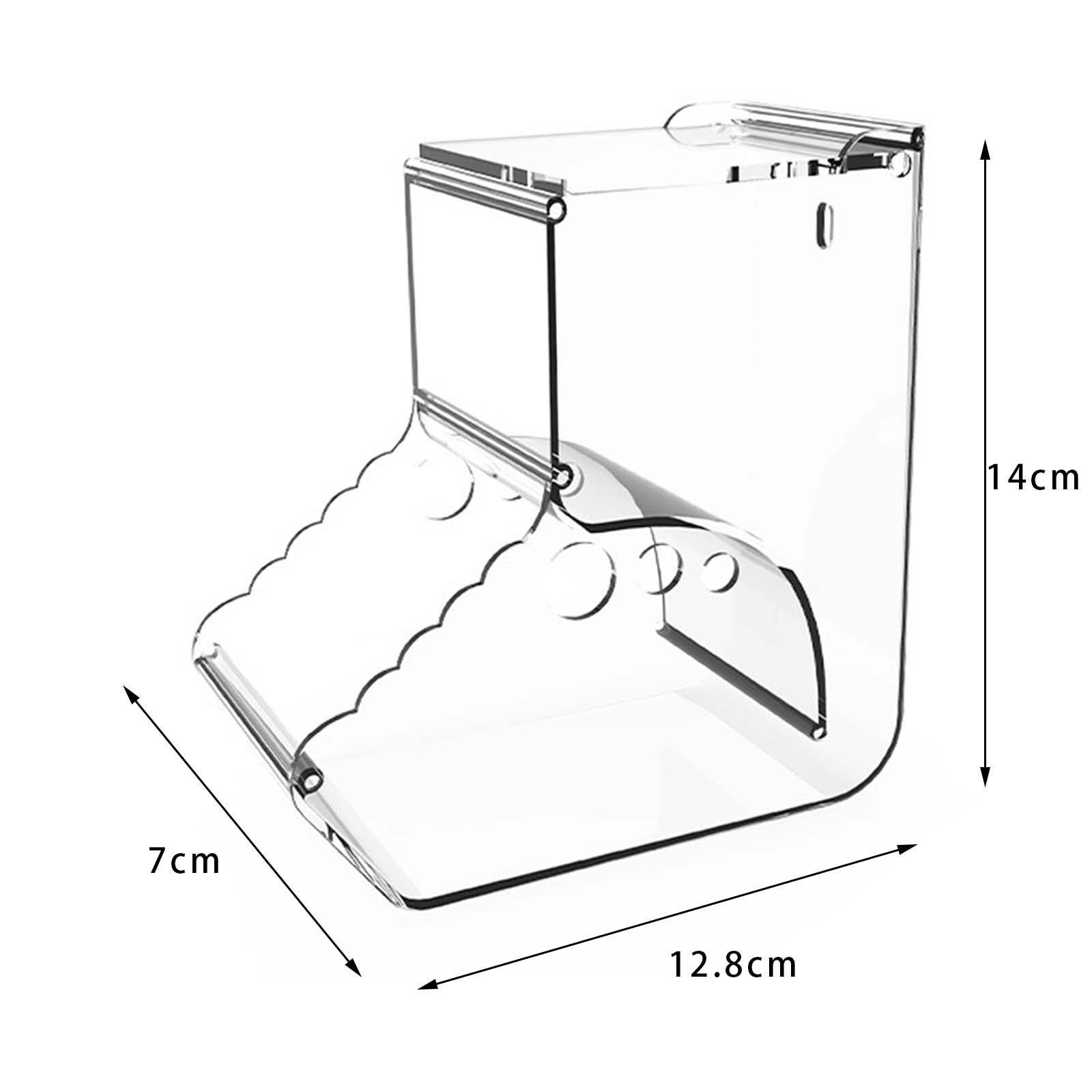 Automatic Hamster Feeder Dwarf Acrylic Birds Transparent Guinea Pig Feeding