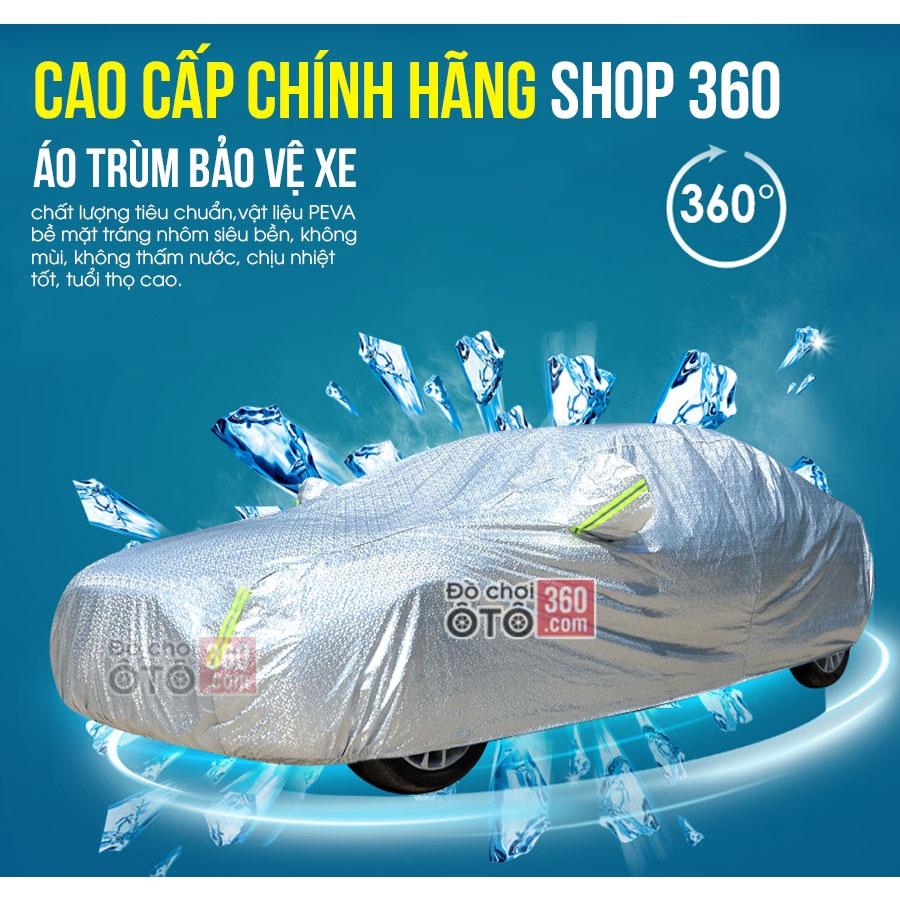 Bạt phủ xe ô tô 3 lớp thông minh, chất liệu vải dù oxford cao cấp, áo trùm bảo vệ xe 7 chỗ innova