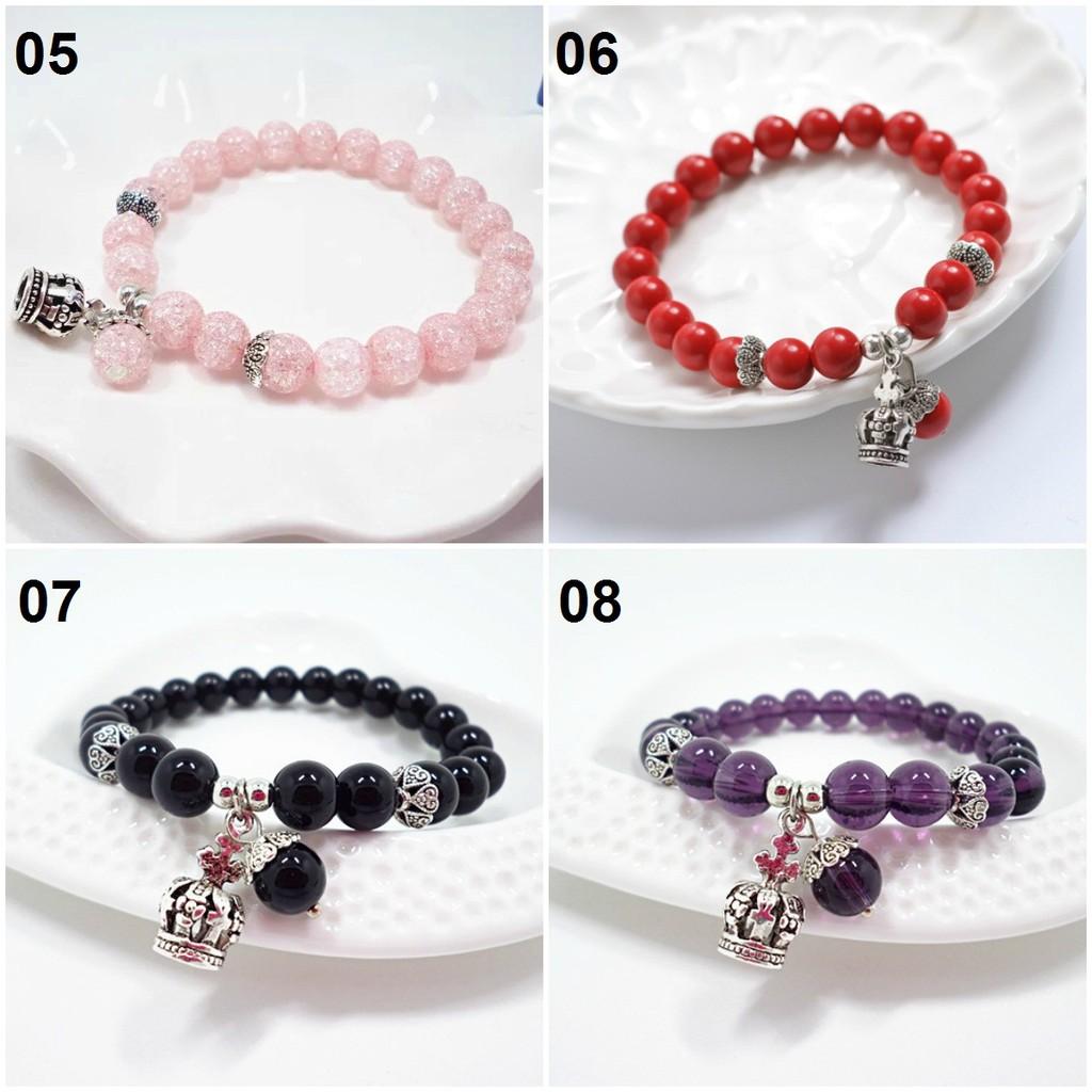Vòng tay charm vương miện