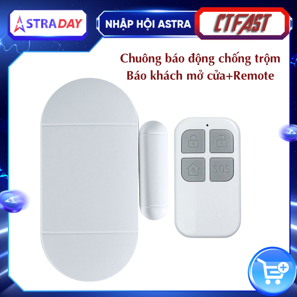 Báo Động Chống Trộm, Chuông Báo Khách Mở Cửa Đa Chức Năng Có Điều Khiển Từ Xa MC - 02, Báo Động Nhiều Chế Độ : Chống Trộm Xâm Nhập , Báo Chuông Cửa..