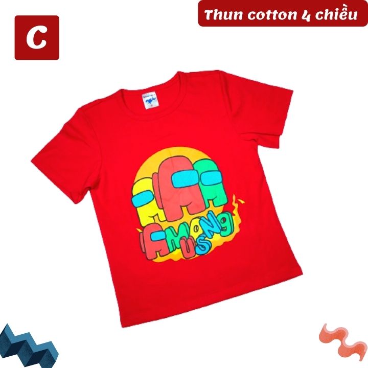 Quần áo trẻ em béo phì bé trai Among US từ 22-58kg - chất thun cotton 4 chiều - Kiến Kuwar