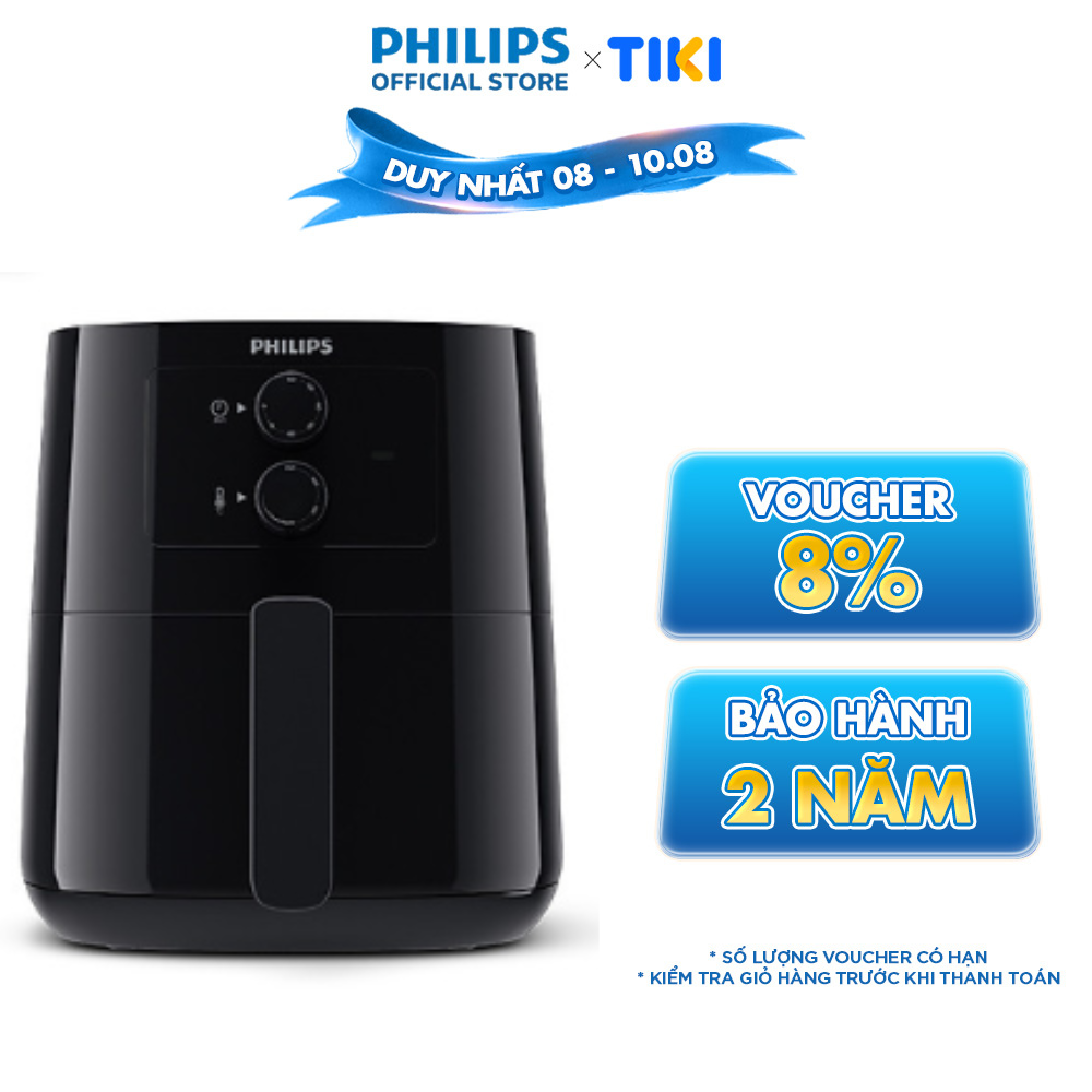 Nồi chiên không dầu PHILIPS HD9200 /90 4.1L 1400W- Hàng Chính Hãng