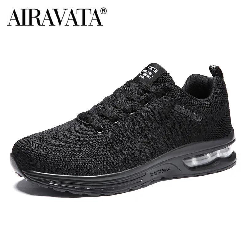 Giày thể thao nam nam Giày thể thao Giày chạy bộ ngoài trời Trainer Fashion Giày thông thường Size 36-47 Color: Black Shoe Size: 41