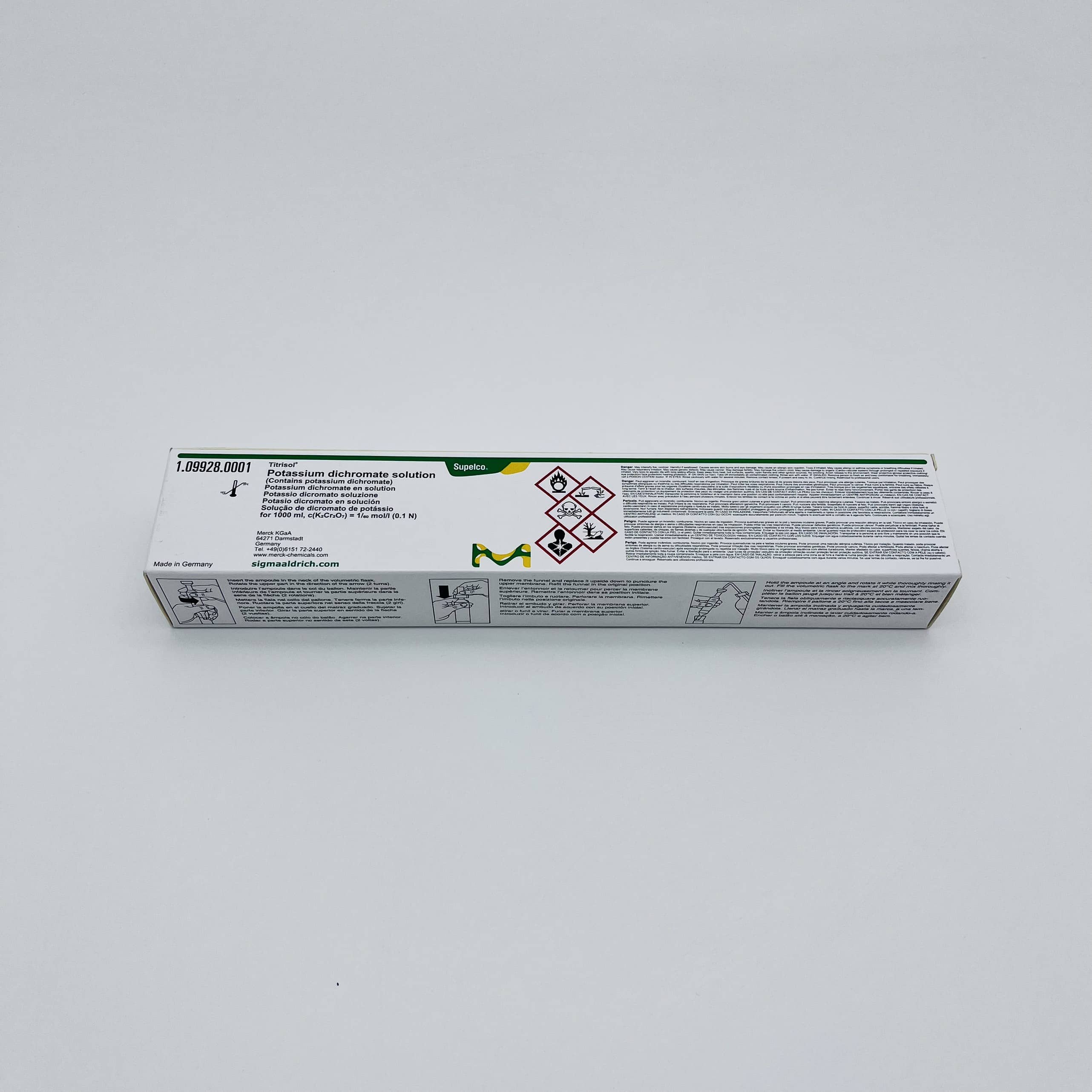 Hóa chất: Ống chuẩn KMnO4 0.1N