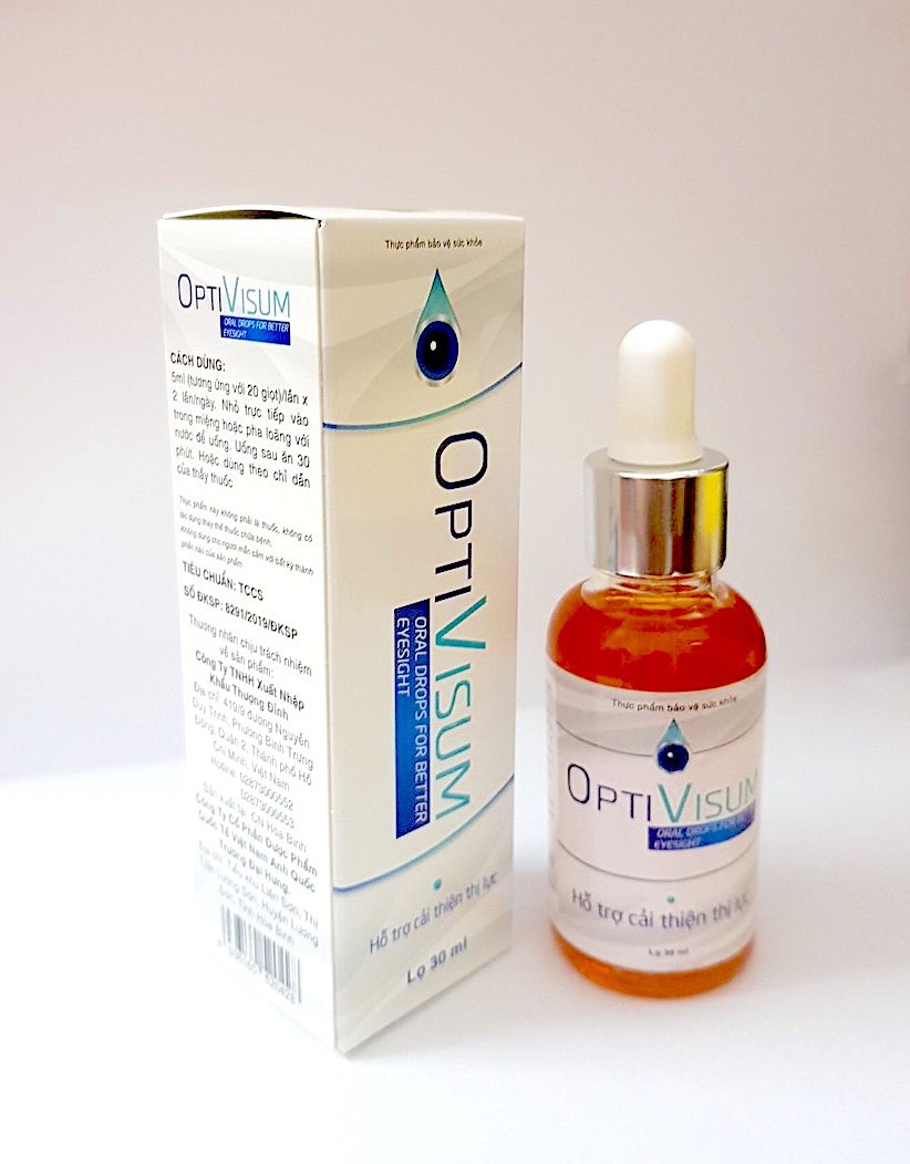 Thực phẩm bảo vệ sức khỏe OptiVisum Oral drops For Bettter Eyesight - Phục hồi thị lực