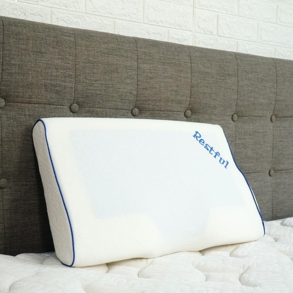 Gối Foam Doona Restful Gel Cool 35x55cm giảm đau cổ vai gáy 