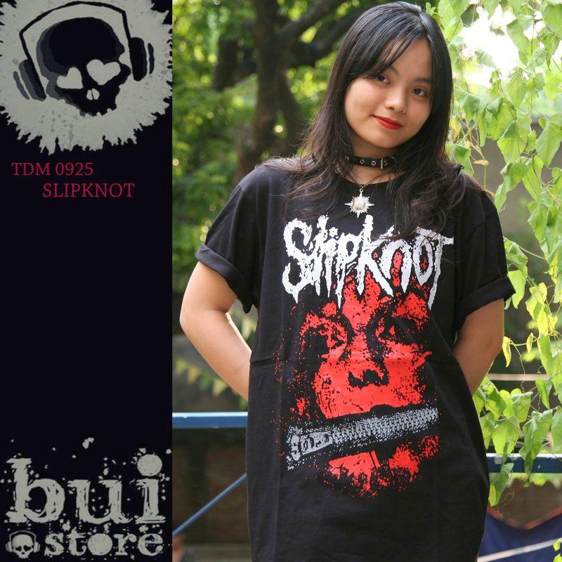 Áo Rock band tee: áo phông 100% cottong - hàng Thái Lan Slipknot TDM 0925