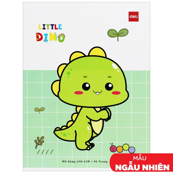 Tập Học Sinh - 4 Ô Ly Vuông - 96 Trang 80gsm - Deli CNA96-LID (Mẫu Bìa Giao Ngẫu Nhiên)