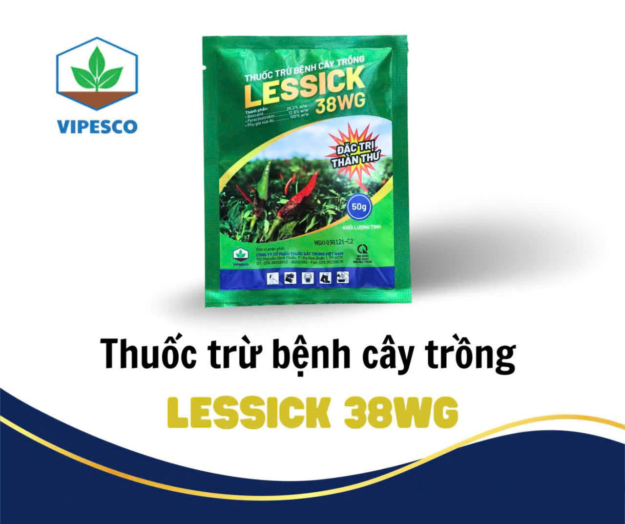LESSICK 38WG (50GR) - THUỐC TRỪ BỆNH CÂY TRỒNG