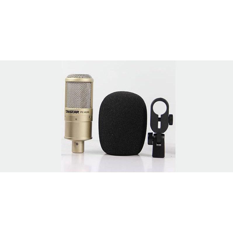 Mic thu âm Takstar PC-K200 - hát karaoke, livestream fb, tiktok - thu âm chuyên nghiệp - cho âm thanh hoàn hảo