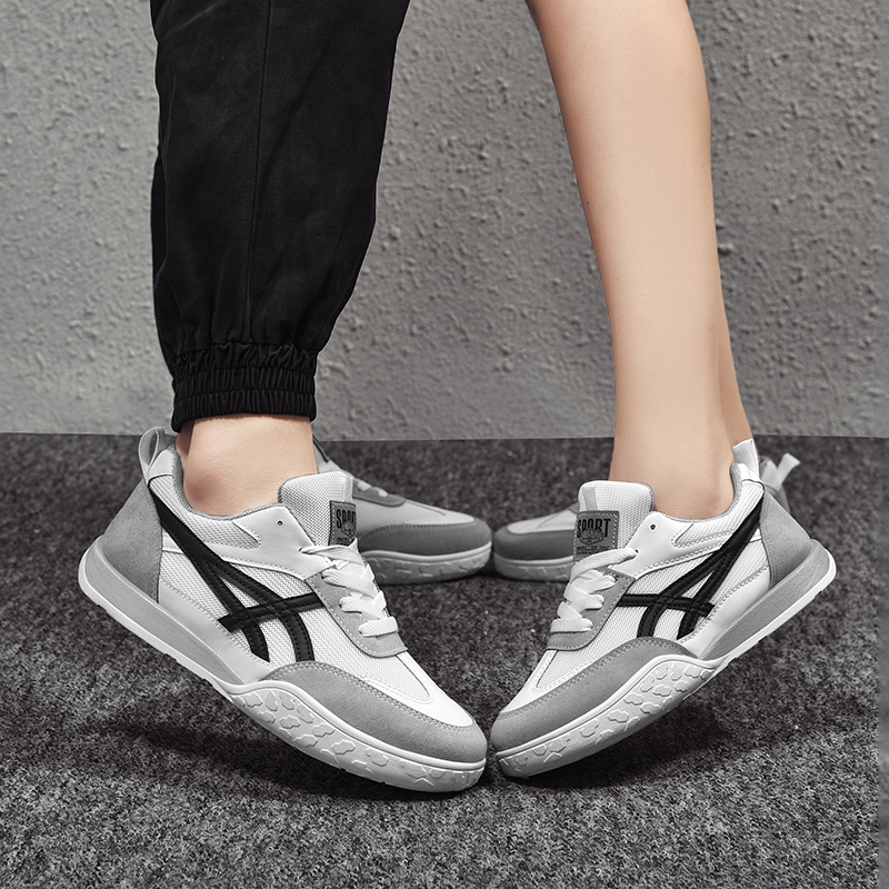 Giày Thể Thao Nam AZARA- Sneaker Màu Trắng - Đen - Kaki, Giày Thể Thao Hoạt Động Ngoài Trời, Thoáng Khí, Êm Chân, Đế Chống Sốc  - G5346