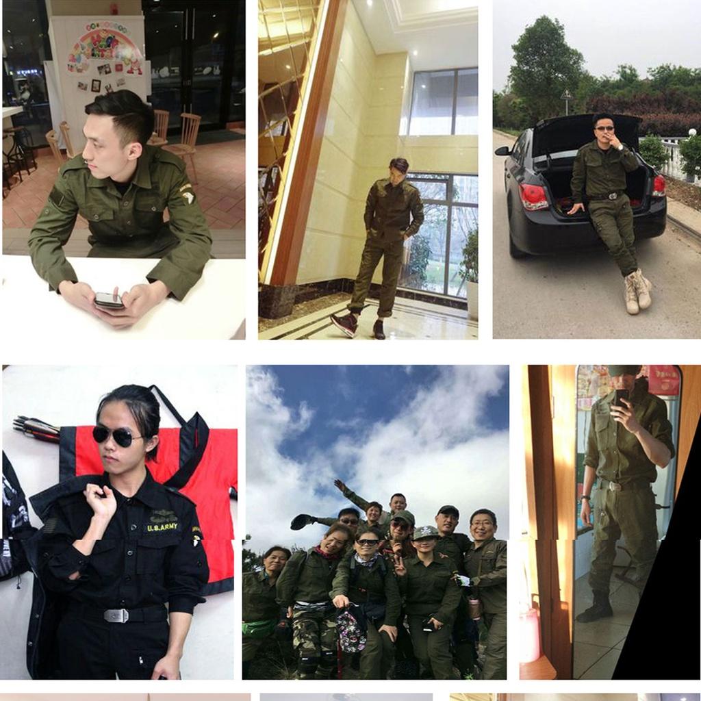 Bộ Quần Áo Lính Mỹ US ARMY Kaki cap cấp - Quần Áo Túi Hộp Nam Phong Cách Lính Hàng Chính Hãng