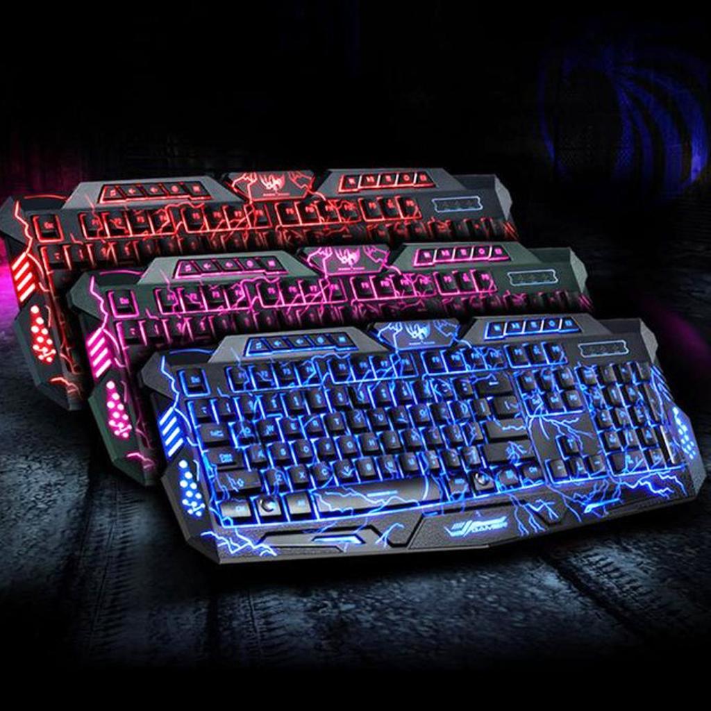 Quiet Adjustable Height Mechanical Gaming Keyboard for Notebook Desktops
