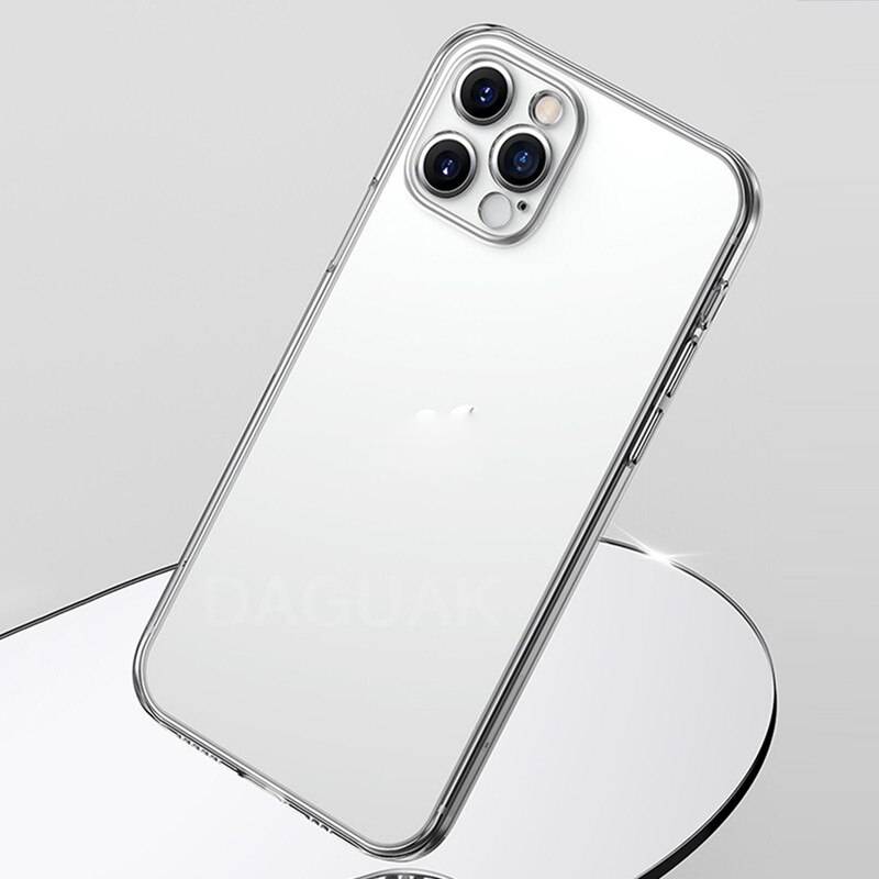 Ốp lưng chống sốc trong suốt siêu mỏng cho iPhone 12 Pro Max (6.7 inch) bảo vệ camera hiệu Likgus Crashproof giúp chống chịu mọi va đập - hàng nhập khẩu