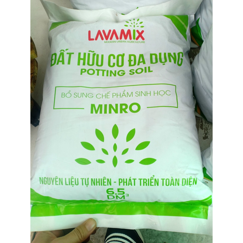 ĐẤT SẠCH ĐẤT HỮU CƠ ĐA DỤNG LAVAMIX - Trồng rau cây hoa kiểng