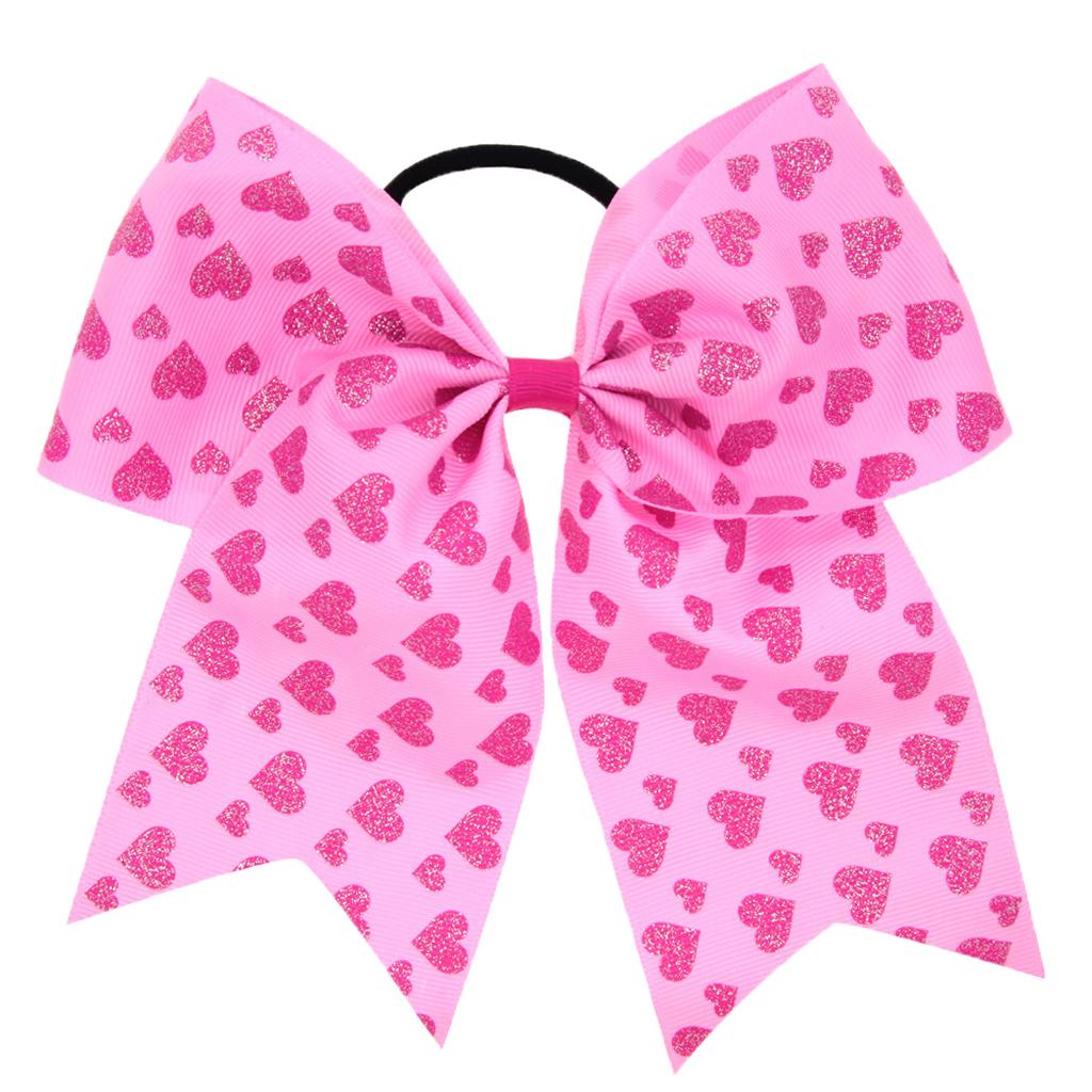8 Inch Large Colorful Bow Hairpin Girls Bows With Rope Hair Bows U Pick