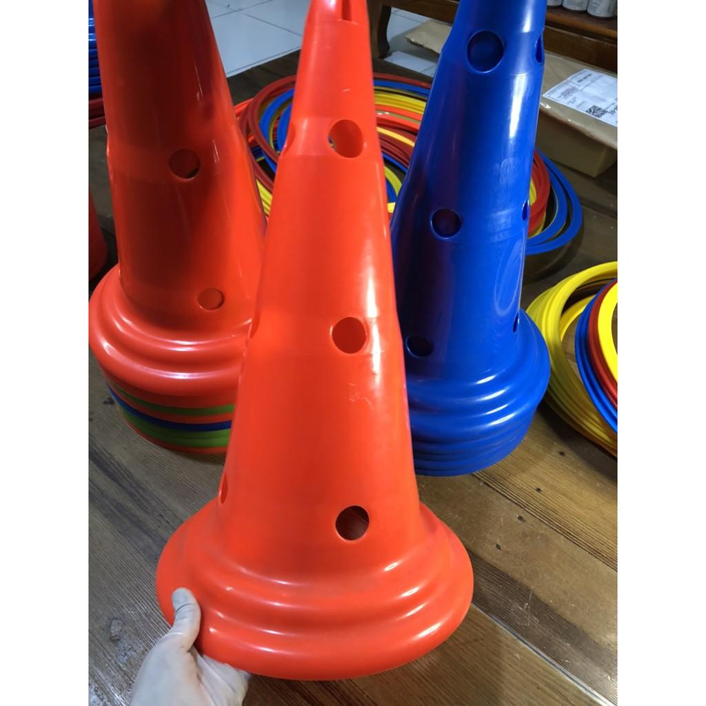Nấm tập chiến thuật, Nấm lỗ loại 40F Marker, cone chơi thể thao Bóng Đá