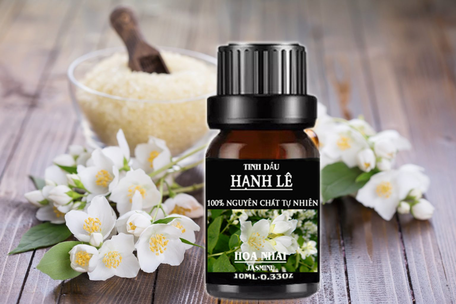 Tinh Dầu Hoa Nhài Hạnh Lê - Tinh Dầu Thiên Nhiên Nguyên Chất 100% - Giá Nhà Máy