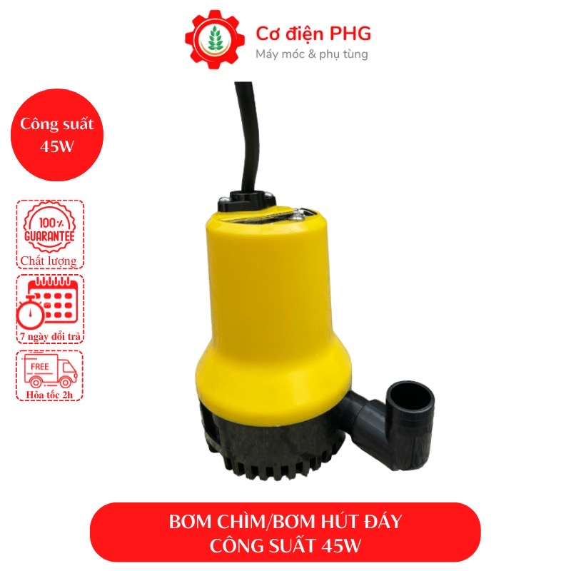 ￼Máy bơm chìm dùng để hút nước chống ngập, hút nước thải 12V DC công suất 80W | Máy bơm tõm| Hiệu OSAKA