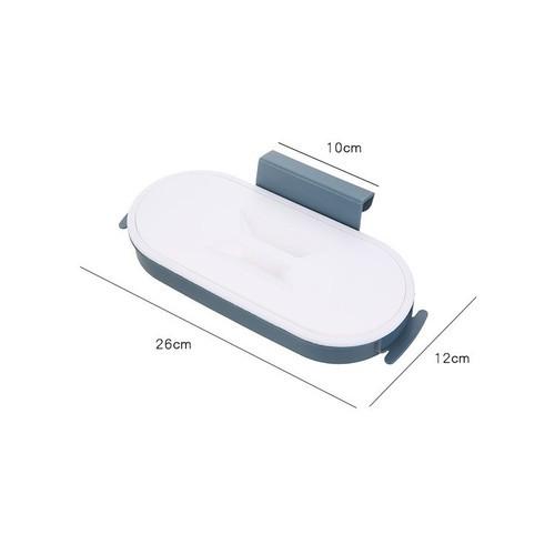 Dụng cụ đựng rác treo cửa 26x12cm nhựa cao cấp, dùng cài ở tủ bếp khi nấu nướng, sạch sẽ, tiện lợi