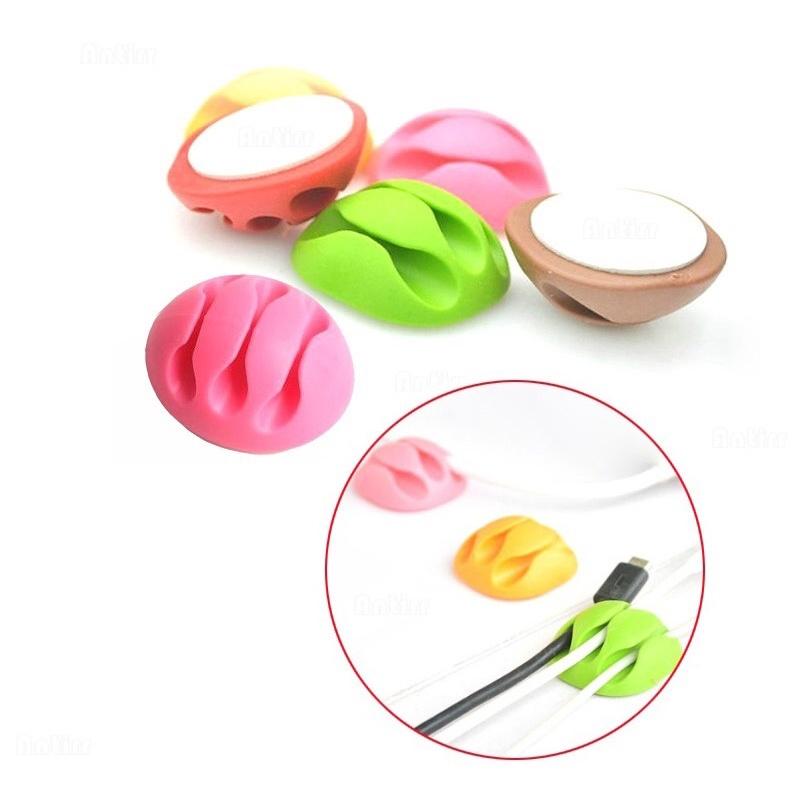 Dụng Cụ Sắp Xếp Dây Cáp Sạc / Tai Nghe / Thẻ Gắn Bàn Tiện Dụng