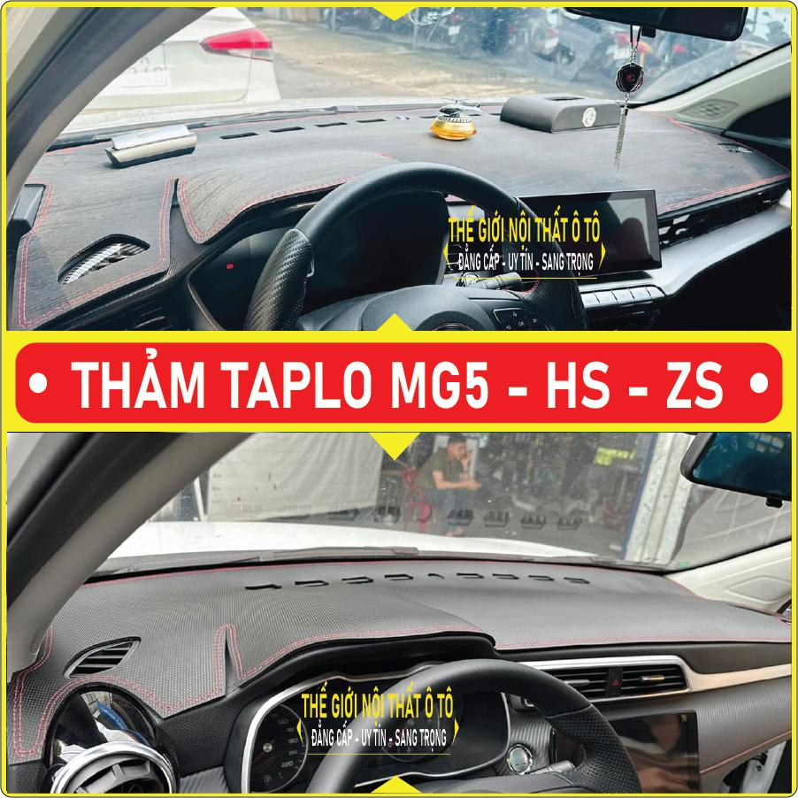 Thảm taplo Mg5, Mg HS, Mg ZS da cacbon, da vân gỗ, nhung cu· 3 lớp dày 1cm chống nắng cao cấp