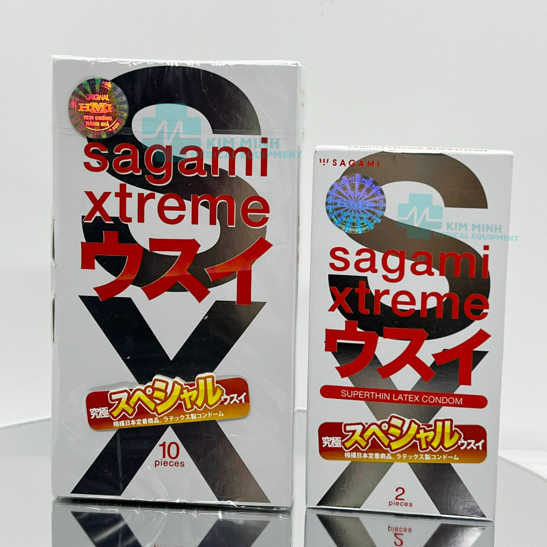 Bao Cao Su Sagami Xtreme Superthin - Nhật Bản mỏng 003 hộp 2 chiếc, 10 chiếc