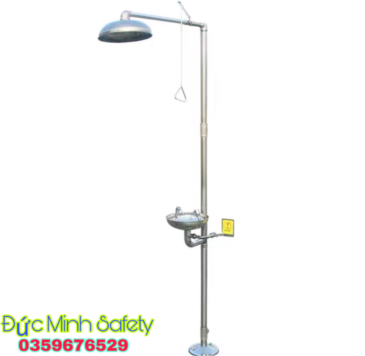 Bồn rửa mắt khẩn cấp có chân đạp