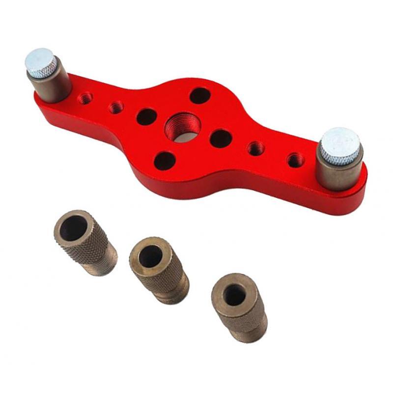 2 Set Wood Dowel Hole Drilling Guide Circular Wood Puncher Locator Woodworking