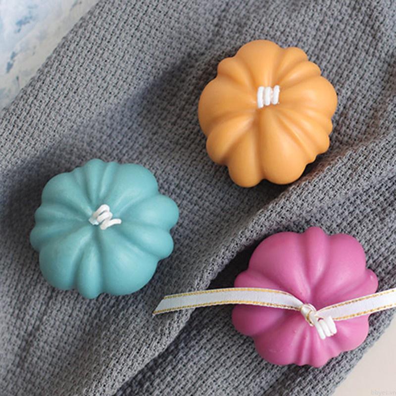 Khuôn Silicone Làm Nến Thơm Thủ Công Hình Quả Bí Ngô