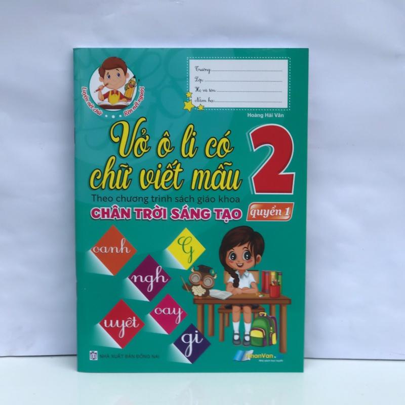 combo 2 tập vở oly có chữ viết mẫu lớp 2theo chân trởi sáng tạo (q1+q2)