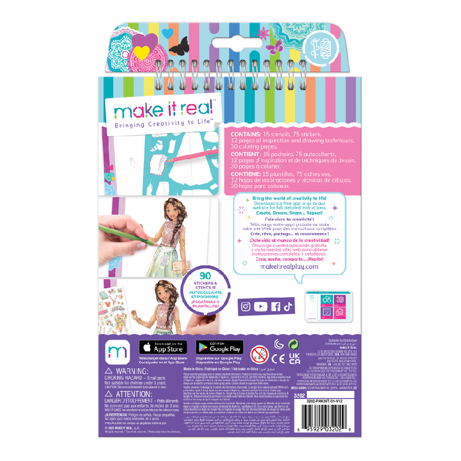 Đồ Chơi Bộ Thiết Kế Thời Trang Phong Cách Blooming Creativity 3C4G 3C4G3202