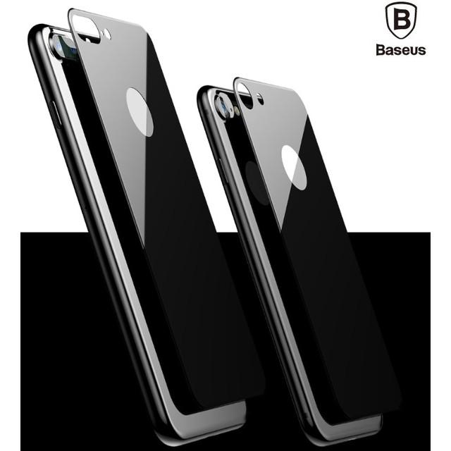 Kính cường lực mặt sau chống vân tay dành cho iphone 7/8 plus, 3D ARC, hàng chính hãng Baseus