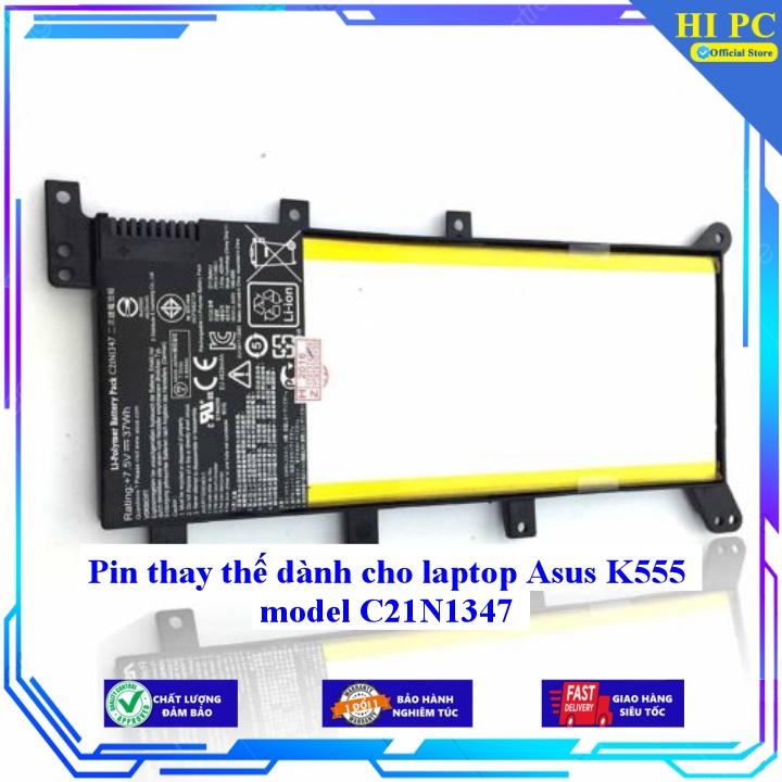 Pin thay thế dành cho laptop Asus K555 model C21N1347 - Hàng Nhập Khẩu