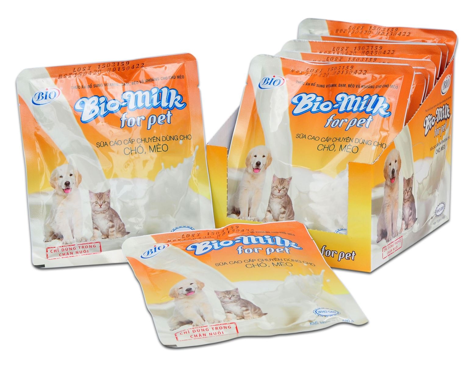 Sữa Bột Dinh Dưỡng Cho Mèo Bio Milk For Pet Gói 100g