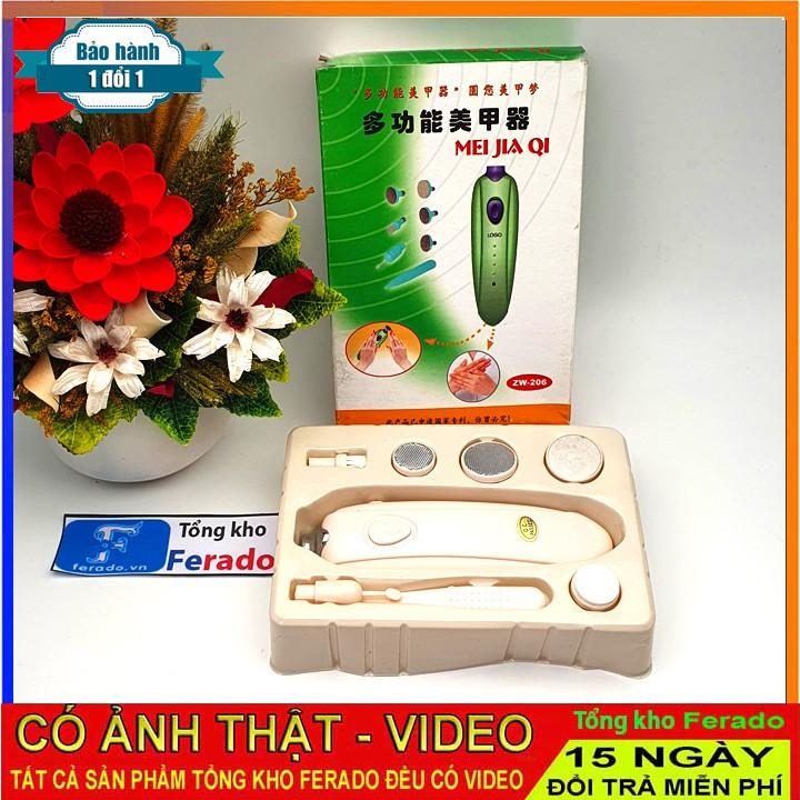 Máy mài móng tay chạy pin với kích thước mini tiện dụng 7 tác dụng