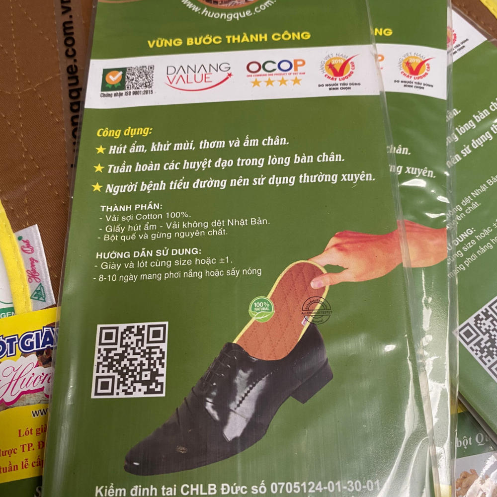 LÓT GIÀY HƯƠNG QUẾ