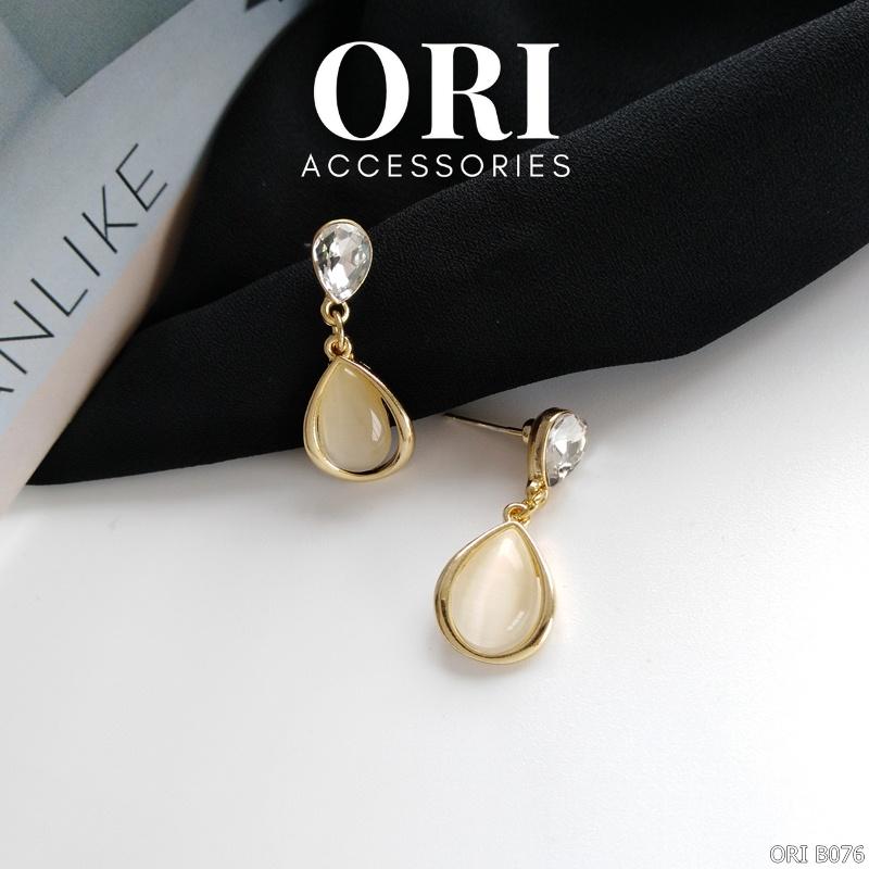 Khuyên tai nữ giọt nước Ciara sang trọng ORI ACCESSORIES B076