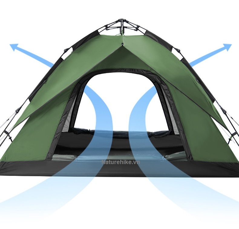 Lều 3 người tự bung NH21ZP008, lều dã ngoại (Automatic tent for 3 people)