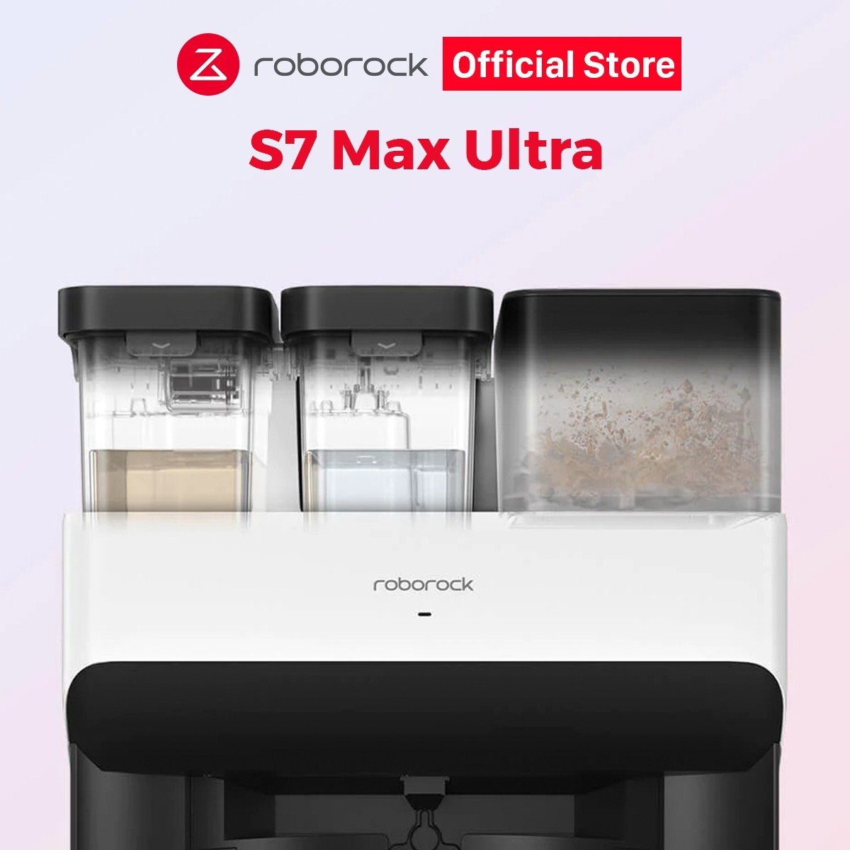 Robot Hút Bụi Lau Nhà Roborock S7 Max Ultra Lực Hút 5500Pa - Hàng Chính Hãng