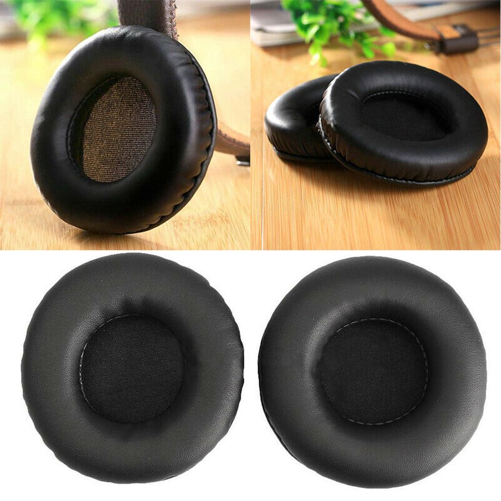 2xReplacement Ear Pads Cushions for Razer Gaming Earphone black